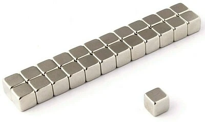 POWER MAGNET STORE 30 of 3/16" Cube Magnets Strong * 1Kg PULL * 5mm Powerful Magnet Block square