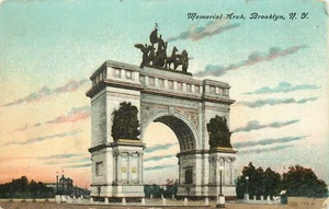 Postal de Memorial Arch Brooklyn Nueva York NY - Imagen 1 de 2