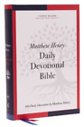 Thomas Nelson Nkjv, Matthew Henry Daily Devotional Bible, Hardcover, Red (Relié)