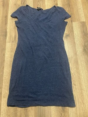 Vestido Express, Para Mujer Talla Pequeña, Azul, Vestido Camisa, Corto Foto 1 de 4
