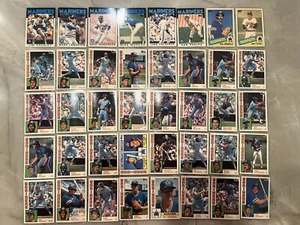 (40) 1984 1985 1986 Topps Tiffany Seattle Mariners Team Lot Rare! - Picture 1 of 6