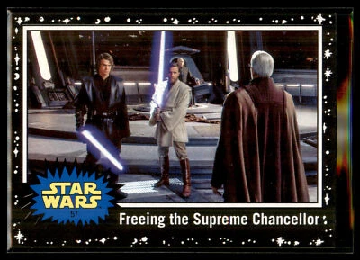 2017 Topps Star Wars Journey to The Last Jedi BLACK #57 Freeing the Supreme - Image 1 of 2
