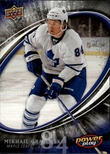 2008-09 Upper Deck Power Play Maple Leafs Hockey Card #392 Mikhail Grabovski