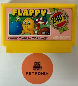 Flappy Nintendo Famicom Japanese NES Game Fully Cleaned & Tested - Picture 1 of 2