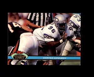 1991 Stadium Club #194 Cortez Kennedy Seattle Seahawks Miami Hurricanes - Picture 1 of 2