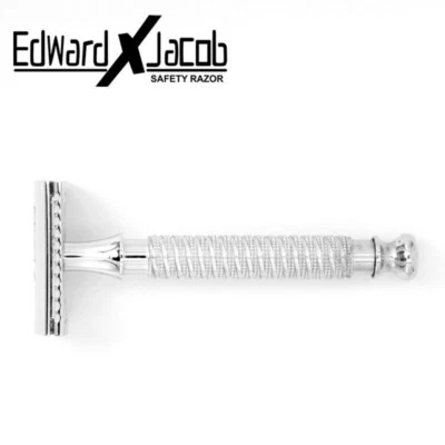 EDWARD X JACOB Double Edge Safety Razor Traditional Classic Vintage Shaving DE Razor Wet Shave