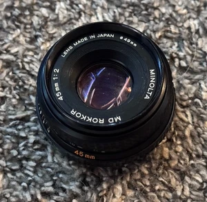 Minolta MD Rokkor 45Mm 1:2 - XD-7 XD X700 Etc. - Picture 1 of 3