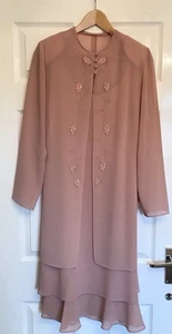 GINA BACCONI - Matching Pink Jacket & Dress - For special occasion - Picture 1 of 11