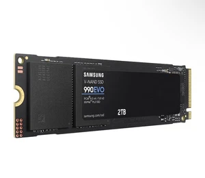 SAMSUNG 990 EVO 2TB SSD PCIE 4.0 NVME M.2 SOLID STATE DRIVE TESTED OPEN BOX FAST - Afbeelding 1 van 4