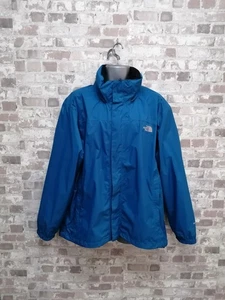 THE NORTH FACE HyVent Men’s Rain Jacket Blue Nylon Hooded - Size XL - Picture 1 of 16