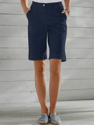 Kurze Damen Hose Jeans Bermuda Shorts blau Gr. 40 *NEU* - Bild 1 von 2