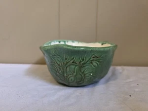 McCoy pottery Bowl? nature-inspired motif Art Deco designs Signed And Numbered - Picture 1 of 8