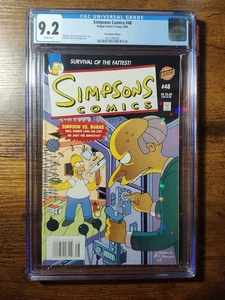 2000 Simpsons Comics #48 CGC 9.2 - Bild 1 von 2