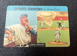 Quaker 1954 trigo inflado y arroz rarezas deportivas #18 Jimmy Smilgoff excelente - Imagen 1 de 2