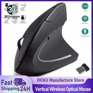 Mouse Verticale Mouse Ottico Wireless Ergonomico Da 2,4 Ghz 3 DPI Regolabili 800 - Zdjęcie 1 z 12