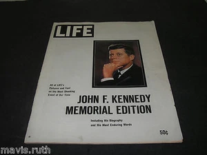 Life MAGAZINE 1963 John F Kennedy Memorial Edition Pictures Text Biography - Picture 1 of 12