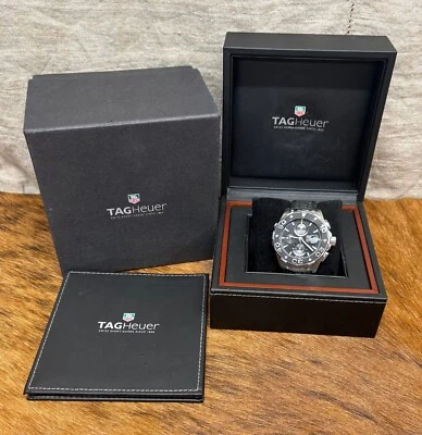 TAG HEUER AQUARACER CHRONOGRAPH MEN'S LUXURY WATCH CAJ2110.FT6023 - Image 1 of 4