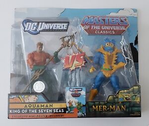 DC Universe Masters of the Universe Classics Aquaman vs Mer-Man Figure 2 Pack
