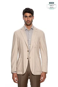 BELVEST Beige 100% Cashmere Jacket Blazer 40 US / 50 EU Drop 8R F/W 2018 - Picture 1 of 7