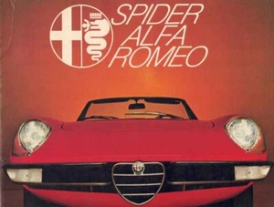 Catalogue Brochure Alfa Romeo Spider 01/1979 Pays Bas Nederland - Picture 1 of 2