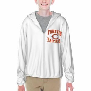 Forever Faithful Chicago Bears Youth Sun Protection Hoodie Sport Jacket