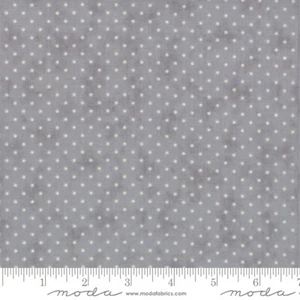 Essentially Yours Silver with White Dots by Moda By the Half Yard 8654 121 - Picture 1 of 1