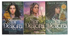 Emily Rodda - Star of Deltora Books 1 2 & 3 VGC Book 3 w/ Trading Cards