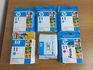 Oryginalny wkład do drukarki atramentowej HP 11 cyjan magenta 6-pak - Zdjęcie 1 z 5