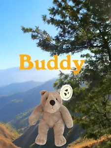 Cuddly Quarry Critters Buddy Bear 8" Plush w/Tags 2003 By Nature Design - New ! - Picture 1 of 3