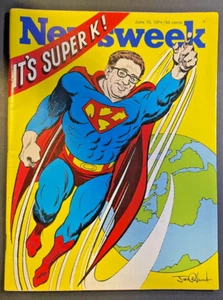 Time Magazine 10. Juni 1974 Henry Kissinger auf Cover als Superman verkleidet - Bild 1 von 1