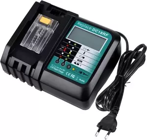 DC18RC Ladegerät Li-Ion Akku Für Makita 18V BL1815 BL1830 Schnellladegerät 14.4V - Bild 1 von 14