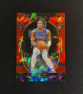 2022-23 Panini Select No. 87 Jaden Ivey Red Cracked Ice Prizms - - Picture 1 of 2