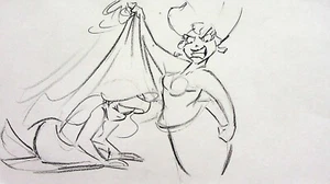 The Little Mermaid Ariel's Beginning Production Hand Drawn Film Storyboard Page - Picture 1 of 2
