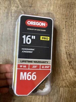 "Hojas de sierra de cadena Oregon 16"" M66" Foto 1 de 4
