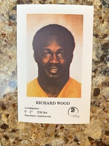 1980 Coca Cola Richard Wood - USC / Buccaneers - Picture 1 of 1