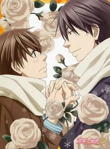 big postcard promo Sekai Ichi Hatsukoi Sekaiichi anime Onodera Ritsu Takano - Picture 1 of 2