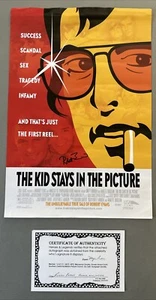 Signed! Robert Evans - The Kid Stays in the Picture (2002) Poster 14”x20” COA - Picture 1 of 9