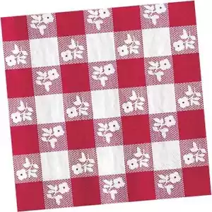 Red Gingham Napkins Lunch 2P 18CT - Picture 1 of 1