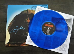Autógrafo de vinilo LP AZUL 30o álbum firmado por Bruce Kulick - Imagen 1 de 3