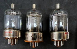 Trio of RCA 6146 Beam Power Amplifier Tube - TV-7 Tested - Picture 1 of 4