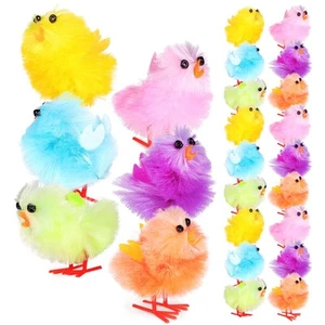 Easter Chicks:36 Pcs Easter Chicks Chick Soft Plush Chick Stuffed Miniature C... - Picture 1 of 9