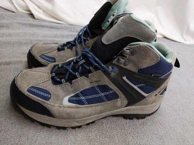 Botas de Senderismo Hi-Tec Para Mujer Talla 9.5 41 Gris Azul Impermeables Trail Exterior 24117 Foto 1 de 4