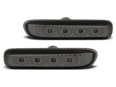Direction latérale for BMW E46 2D/4D 1998-2001 Smoke LED Livraison gratuite KBBM - Image 1 of 4