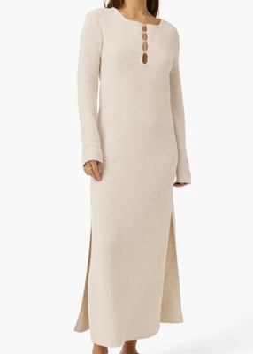 Vestido Caftán Splendid X @cellajaneblog Manga Larga Mezcla Algodón Talla S Nuevo con Etiquetas Foto 1 de 4