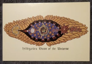 Cartolina d'epoca - La visione dell'universo di Hildegardes - Ricamo - Judy Chicago - Foto 1 di 4