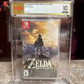 Legend of Zelda Breath Wild Nintendo Switch Sealed Brand New PSA 10 A++ Graded