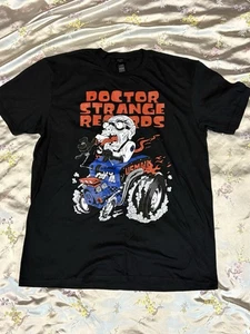 Vintage Dr Strange Records T-Shirt Herren Large RAR Punk Rock Schwarz - Bild 1 von 4