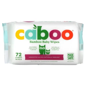 Bamboo Baby Wipes, Unscented , 72 Jumbo Wipes - Picture 1 of 2