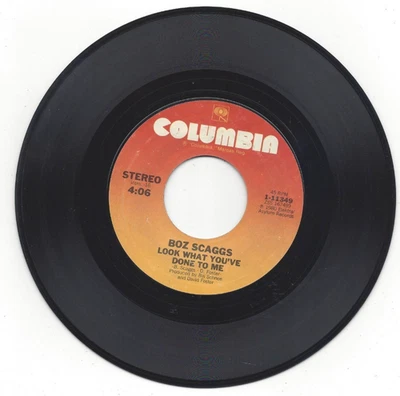 BOZ SCAGGS, "LOOK WHAT YOU'VE DONE TO ME" - Image 1 of 2