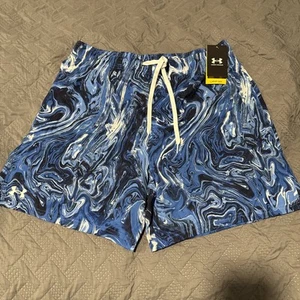 Under Armour Compression Lined Swim Trunks Shorts Victory Blue Size XL NWT - Picture 1 of 11